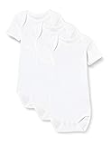 NAME IT Unisex Baby NBNBODY 3P SS SOLID 2 NOOS Body, Bright White, 62