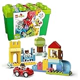 LEGO DUPLO Deluxe Steinebox, Lernspielzeug für Mädchen und Jungen zum Bauen, Steine mit Aufbewahrungsbox, Kreativbox für Babys und Kleinkinder von 1,5-3 Jahre, Geschenk-Set und Babyspielzeug 10914