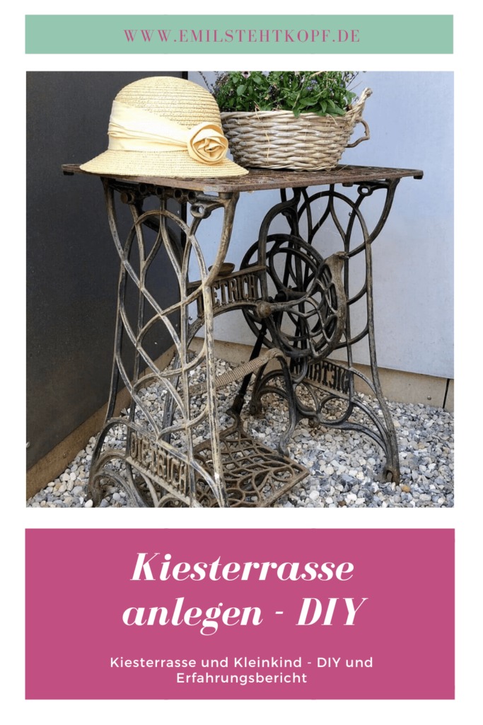 Terrasse aus Kies anlegen - DIY